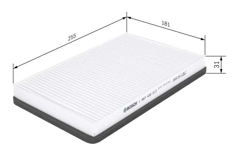 BOSCH 1 987 432 013 Filter, cabin air