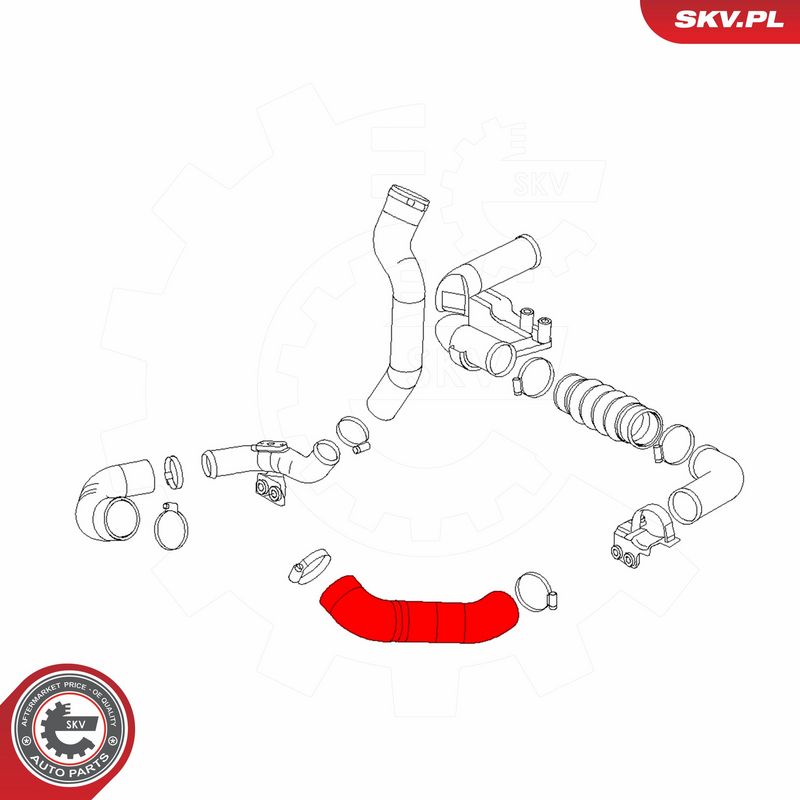 ESEN SKV 43SKV378 Charge Air Hose