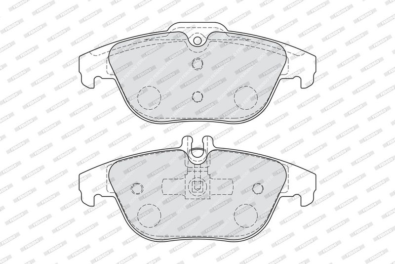 FERODO Plaquettes de frein à disque FDB4220