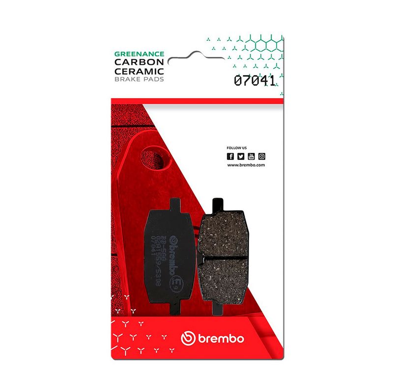 BREMBO Brake Pad Set, disc brake 07041