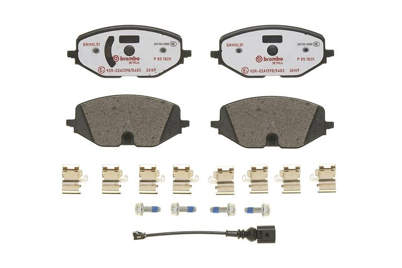 BREMBO P 85 182X Brake Pad Set, disc brake
