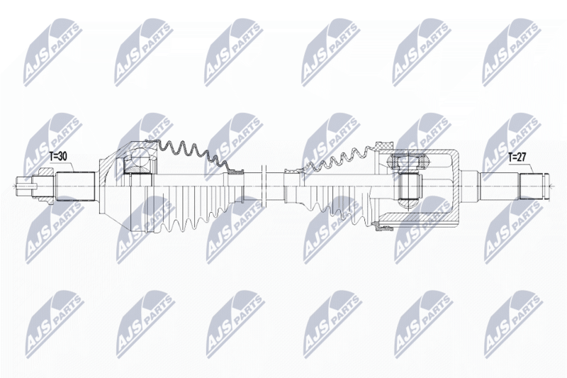 NTY hajtótengely NPW-AR-008