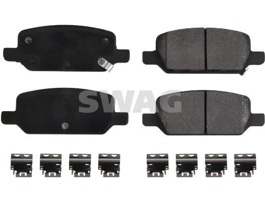 Piduriklotsi komplekt, ketaspidur SWAG 33107654