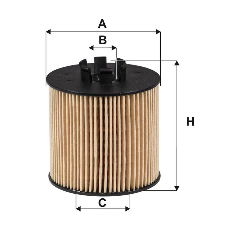 Oliefilter past: AUDI A3  SEAT ALTEA, ALTEA XL, CORDOBA, IBIZA III, IBIZA IV, IBIZA IV SC, LEON, TOLEDO III  SKODA FABIA II, OCTAVIA II, ROOMSTER, SUPERB II  VW EOS 1.2-2.0 10.01-05.22
