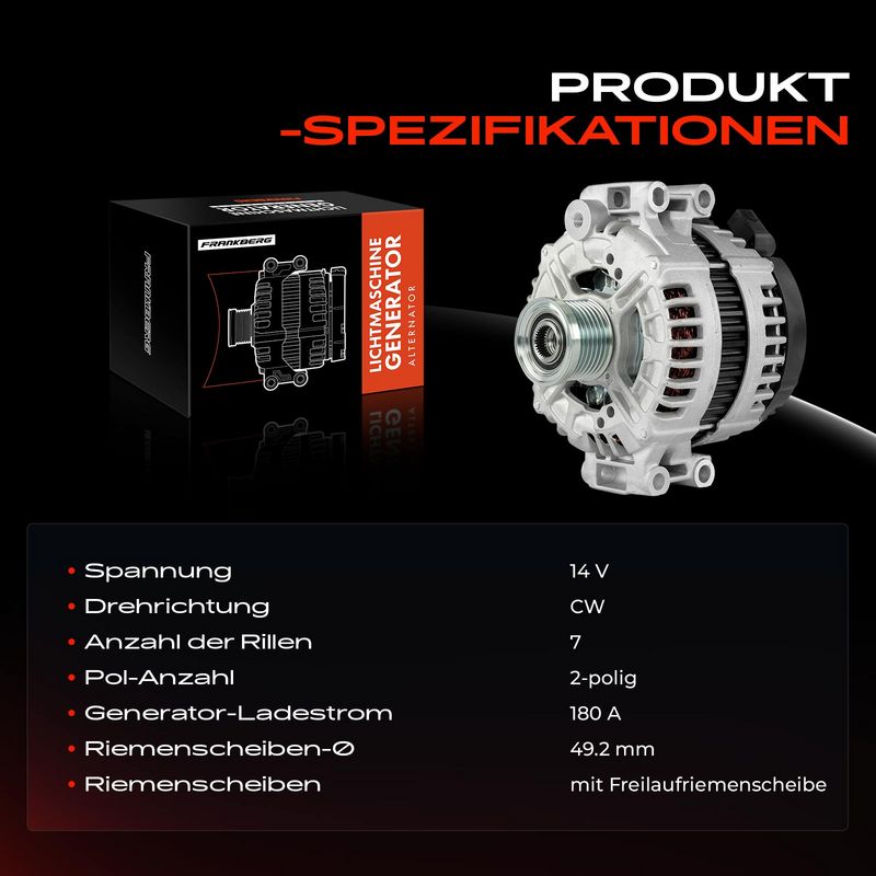 Frankberg 5481FB0032213 Alternator