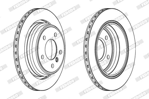 FERODO DDF836C Brake Disc
