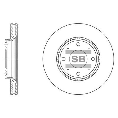 Гальмівний диск, Hi-Q SD2029