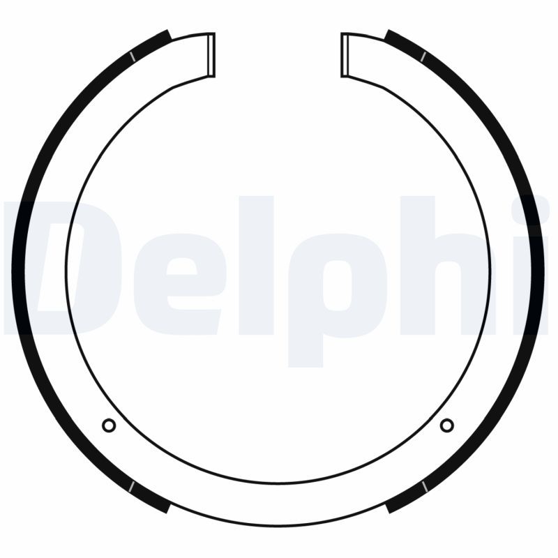 DELPHI fékpofakészlet, rögzítőfék LS2168