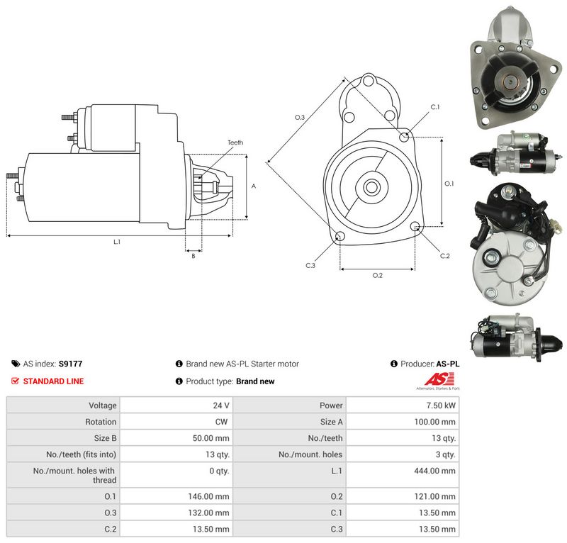 AS-PL S9177 Starter