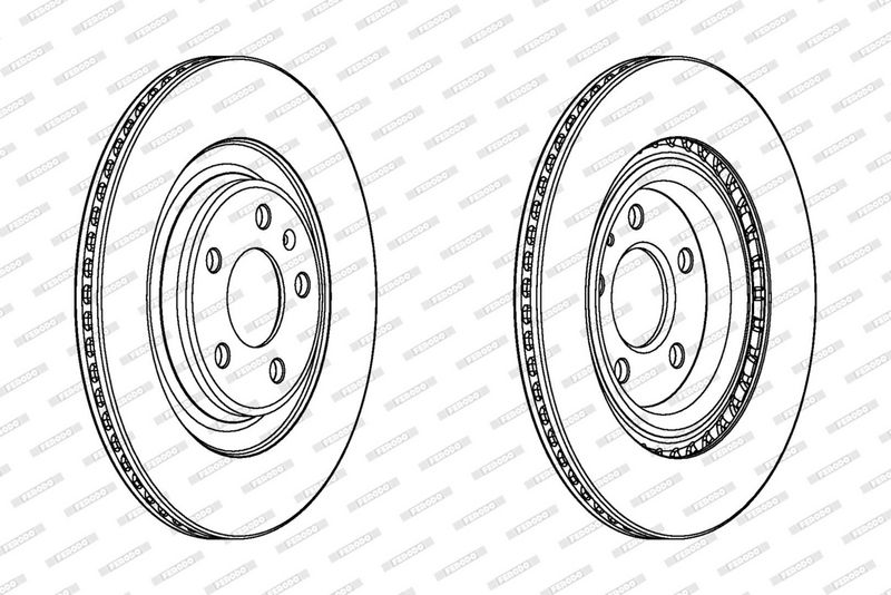 FERODO DDF2383C Brake Disc