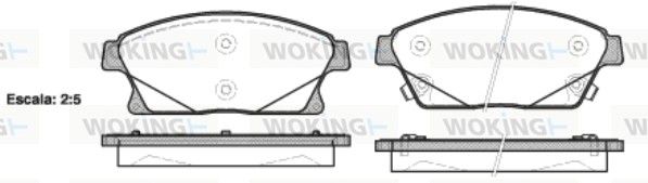 Колодки тормозные, передние, BUICK (SGM) ENCORE (10/12-)