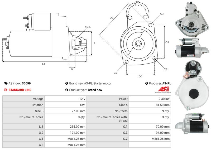 AS-PL S0099 Starter