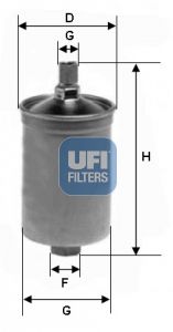 Фільтр палива, Ufi 31.503.00