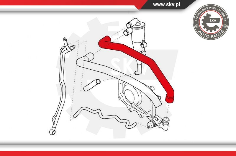 Шланг, продування картера, Skv Germany 31SKV134