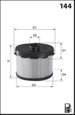 MISFAT Filtre à carburant FM646