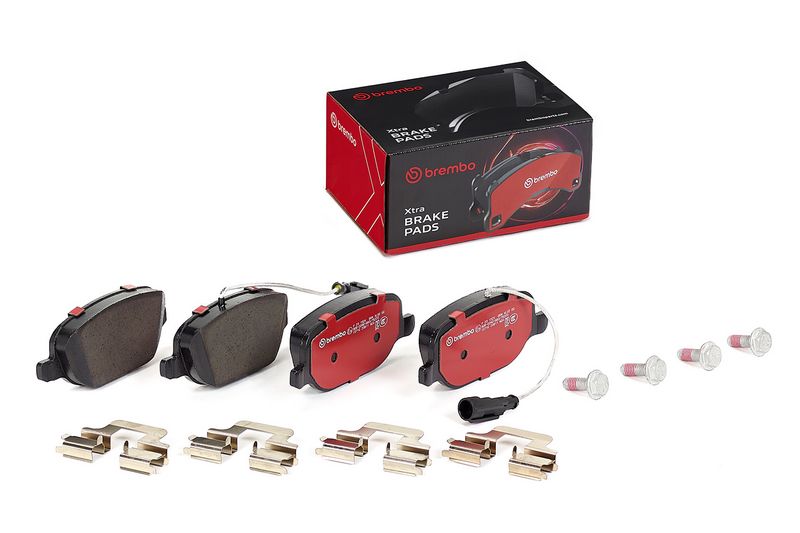 Piduriklotsi komplekt, ketaspidur, BREMBO P 23 152X