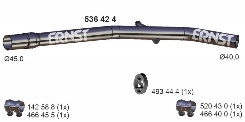 Racord evacuare ERNST 536424