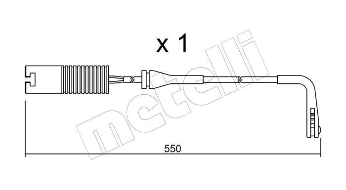 mini Contact+d'avertissement+usure+plaquettes