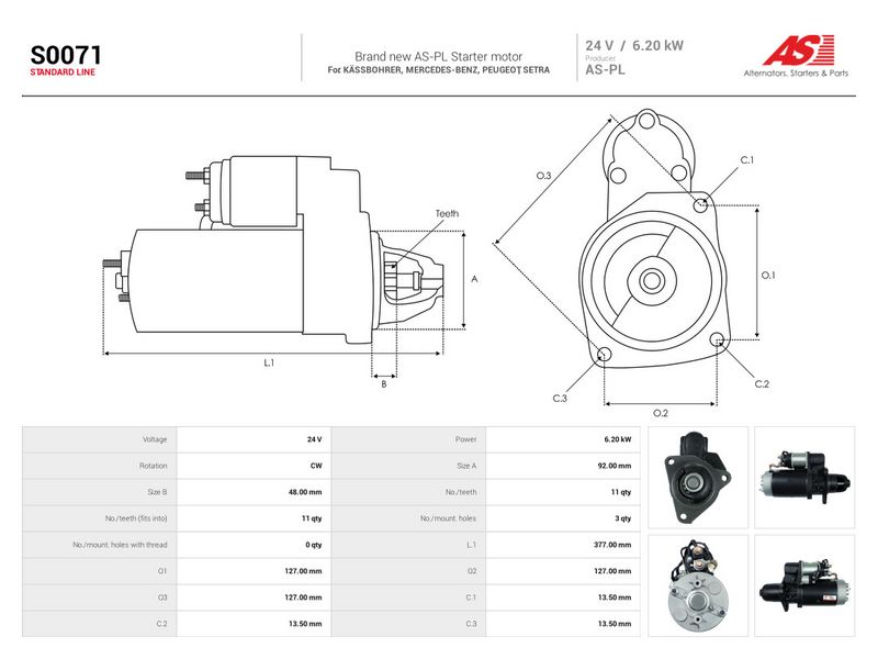 Starter, AS-PL S0071