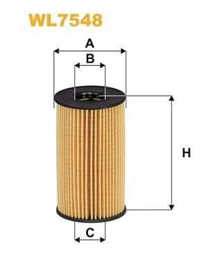 Оливний фільтр WIX FILTERS WL7548