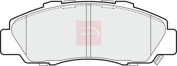 APEC Brake Pad Set, disc brake PAD985