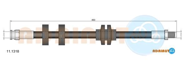 ADRIAUTO 11.1318 - Brake Hose