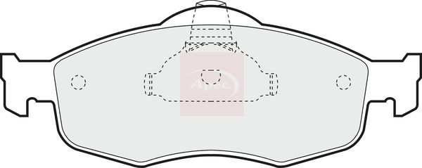 APEC Brake Pad Set, disc brake PAD801