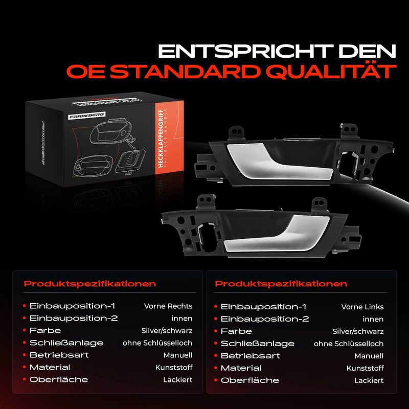 Frankberg 5481FB0068180 Door Handle, interior equipment