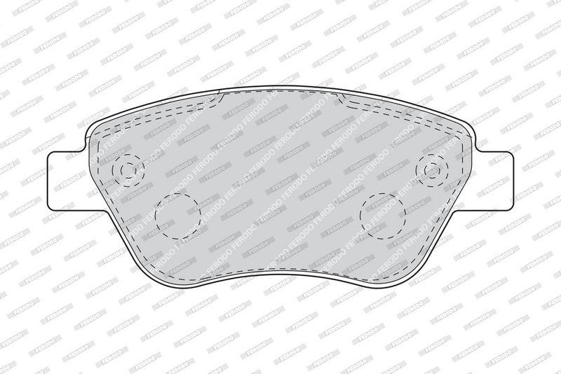 FERODO Plaquettes de frein à disque FDB1666