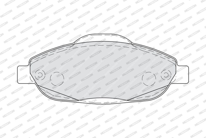 FERODO Plaquettes de frein à disque FDB4003