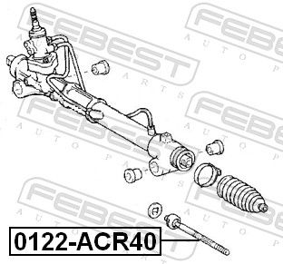 FEBEST 0122-ACR40 Inner Tie Rod