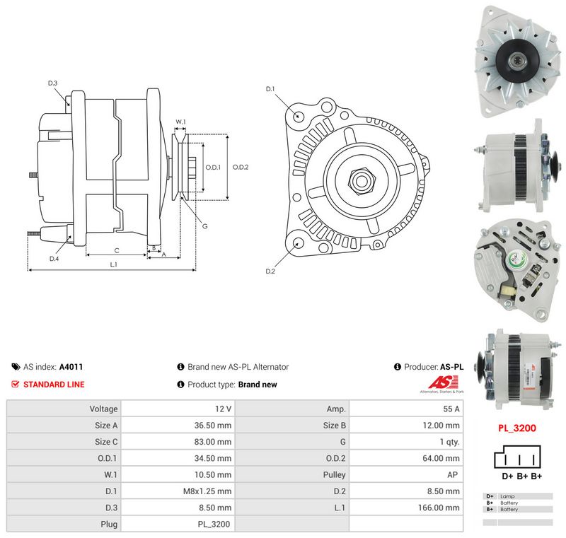 Generaator, AS-PL A4011