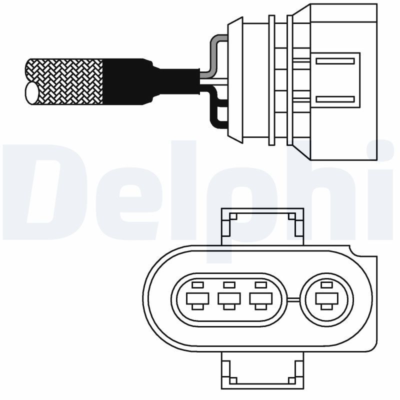 Delphi Lambda Sensor ES10977-12B1
