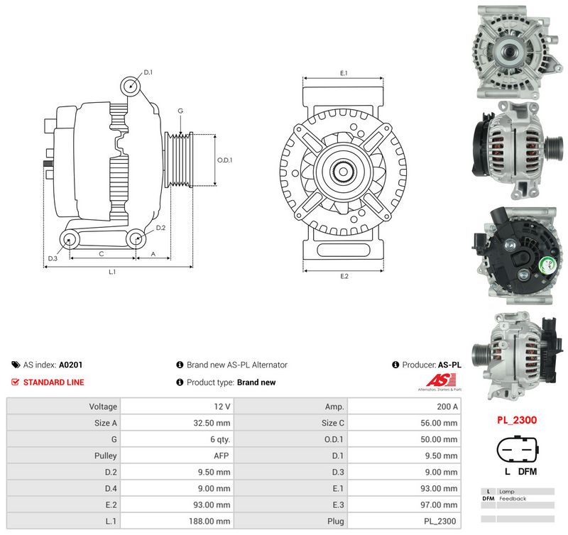 Generaator, AS-PL A0201