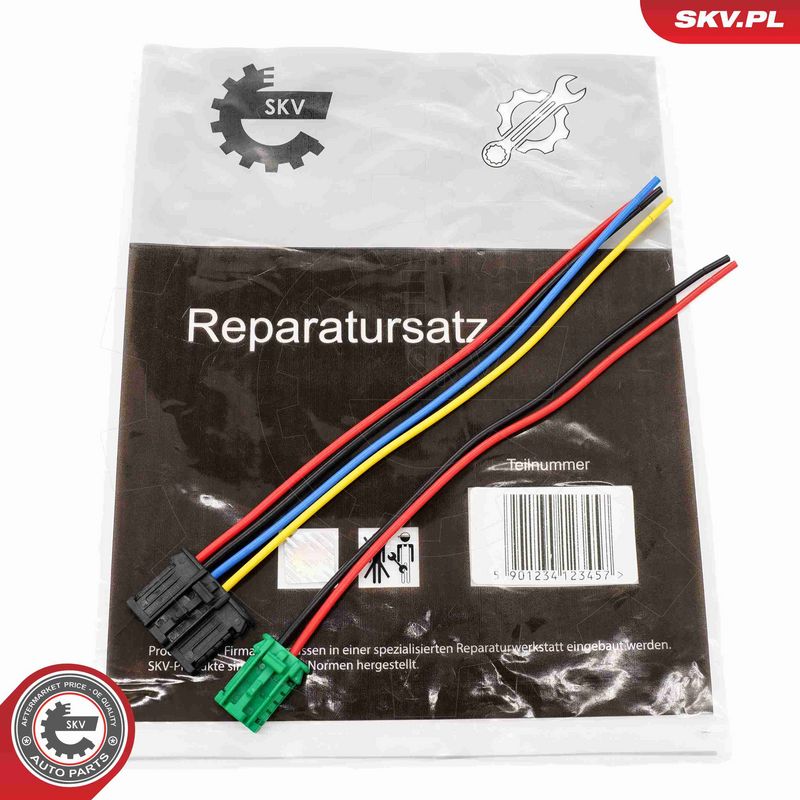 ESEN SKV 53SKV175 - Cable repair set, resistor (interior blower)