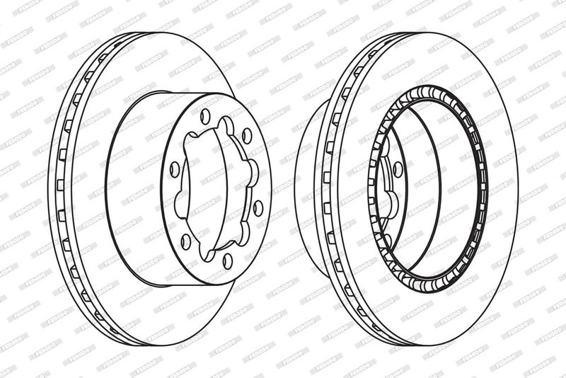 kotouč brzdový MB Sprinter FCR312A