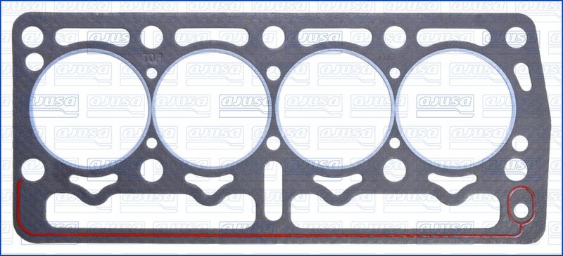 AJUSA FIAT Прокладка головки блока 1,2mm Siecento 0,9 98-, Panda 0,9 -96.
