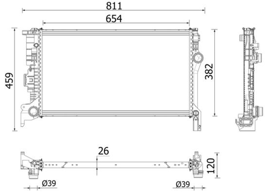 Product Image - Radiateur - CR2334000P - MAHLE