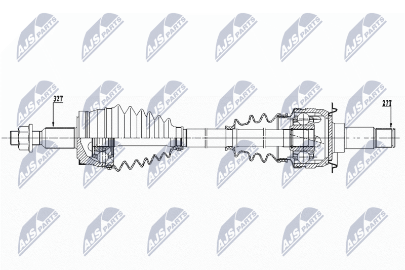 NTY hajtótengely NPW-CH-086