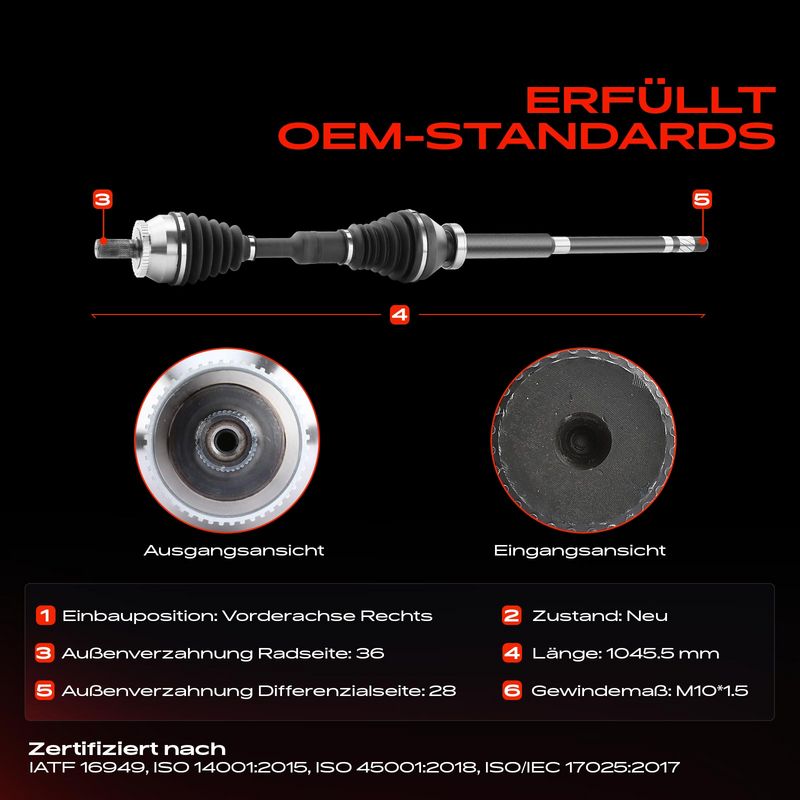 Frankberg 5481FB0010186 Drive Shaft