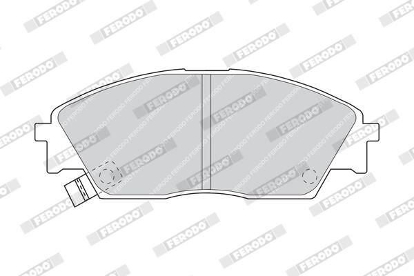 FERODO FDB598 Brake Pad Set, disc brake