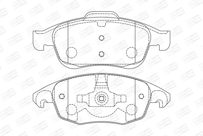 CHAMPION Plaquettes de frein à disque 573192CH