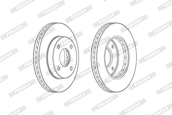 FERODO DDF2134C Brake Disc