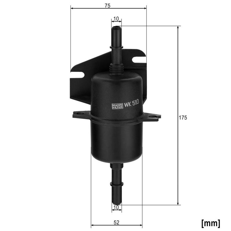 Kütusefilter, MANN-FILTER WK 510