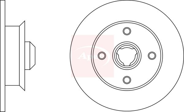 APEC Brake Disc DSK2932