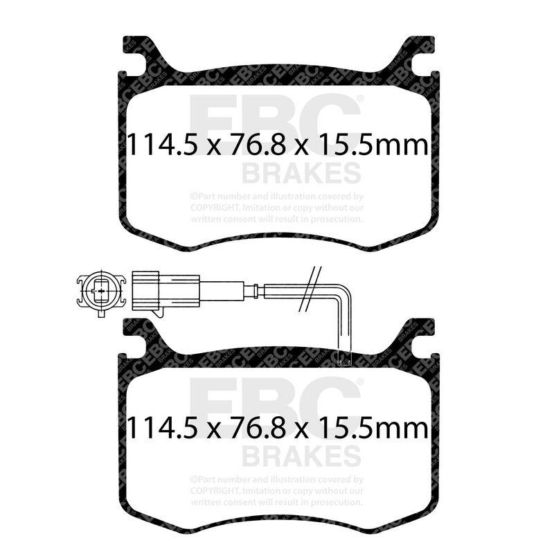 EBC Brakes Remblokkenset, schijfrem DP42392R