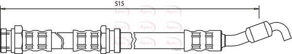 APEC Brake Hose HOS3405