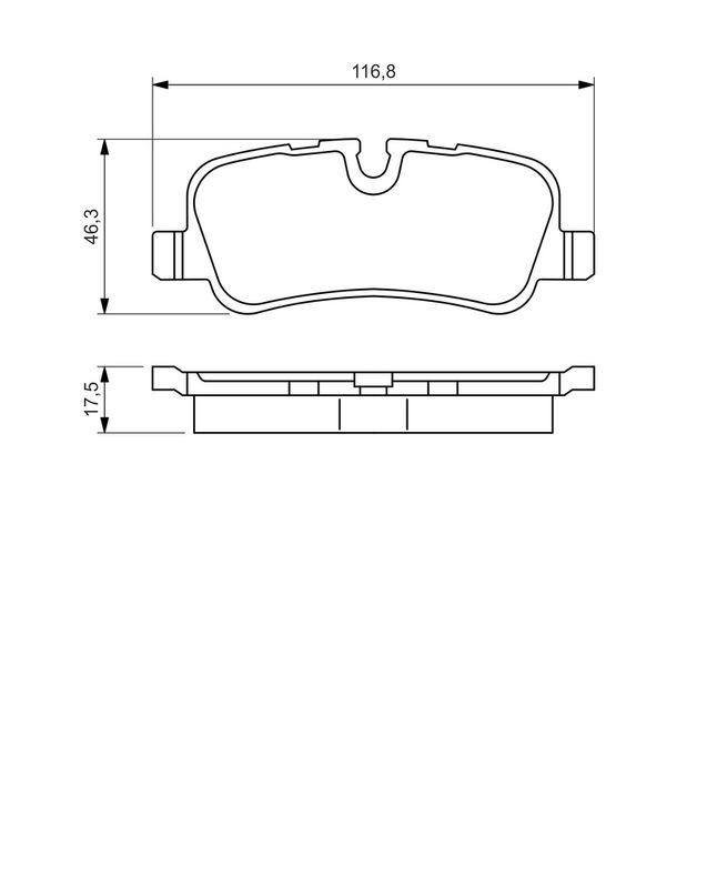 BOSCH Plaquettes de frein à disque 0 986 494 148