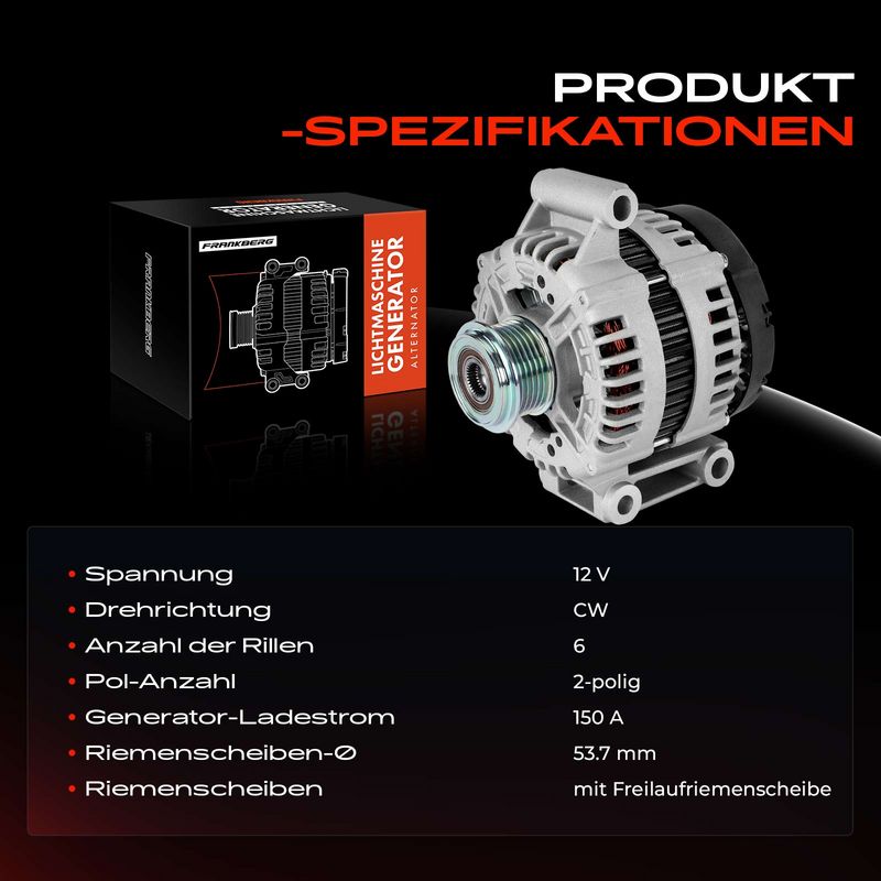 Frankberg 5481FB0032367 Alternator