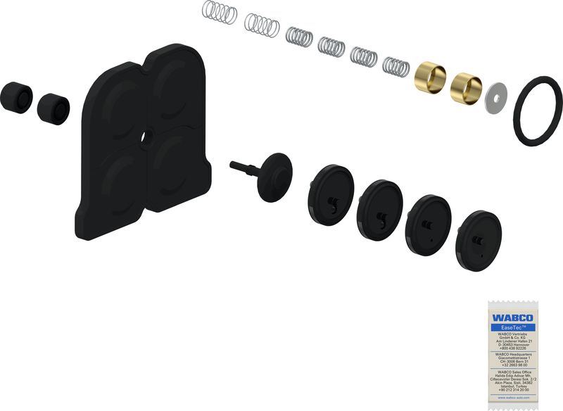 Faltenbalg, Bremssattelführung